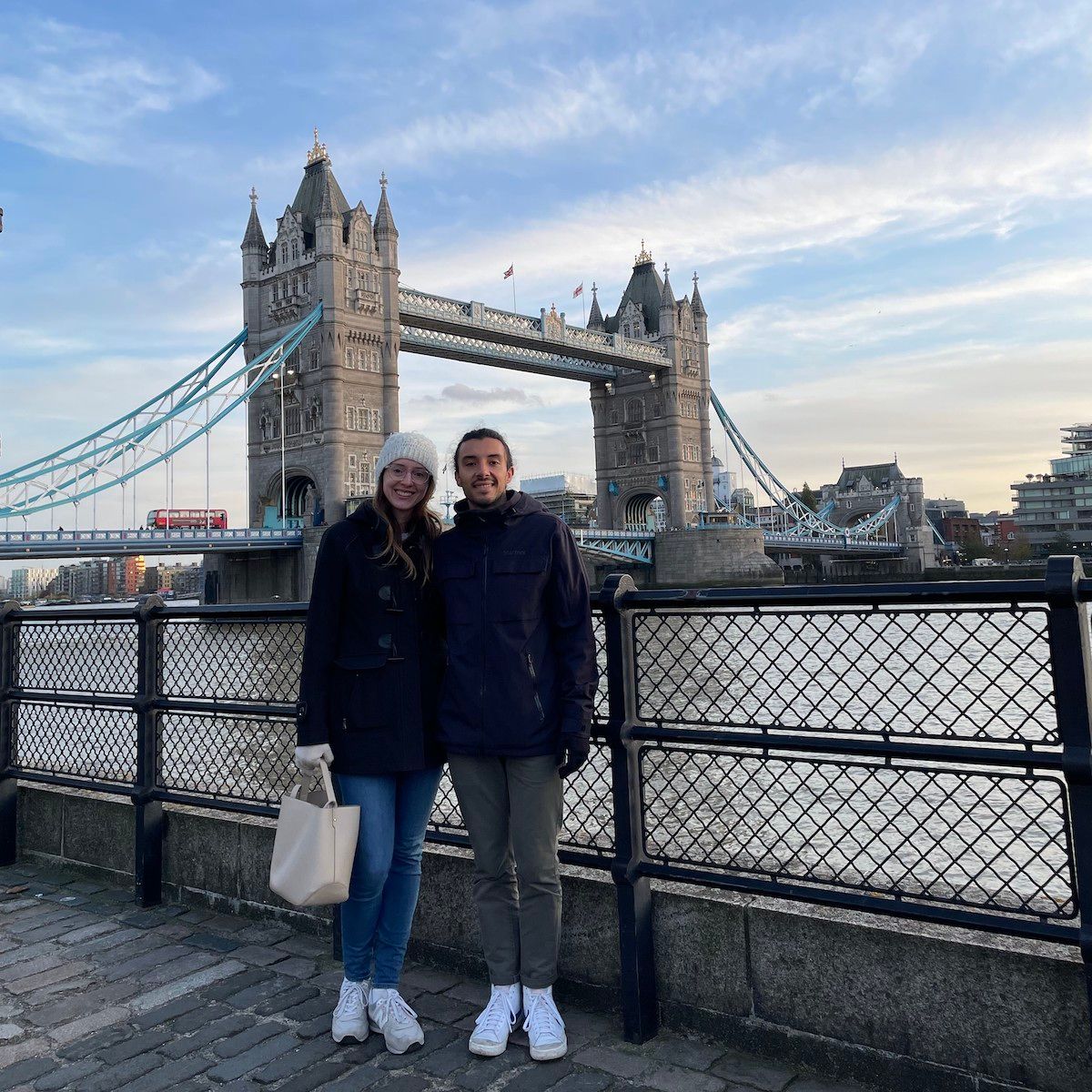walking around London